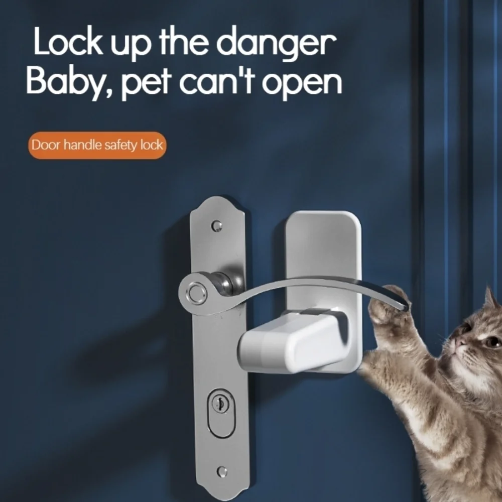 Door Lever Lock Child Pets Safety Lock Door